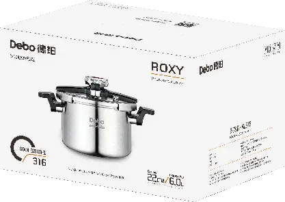 Roxu Pressure Cooker packaging