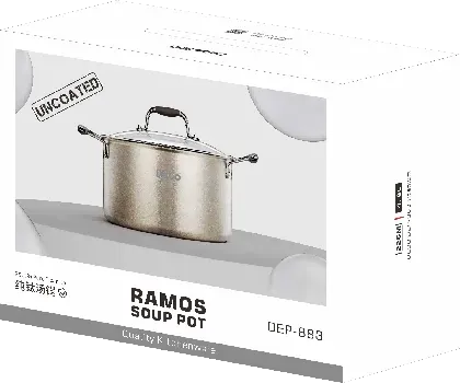 Romax Pure Titanium Soup Pot packaging