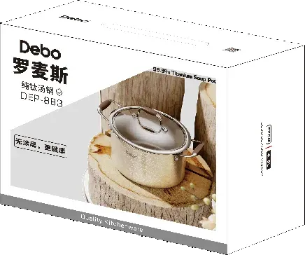 Romax Pure Titanium Soup Pot packaging