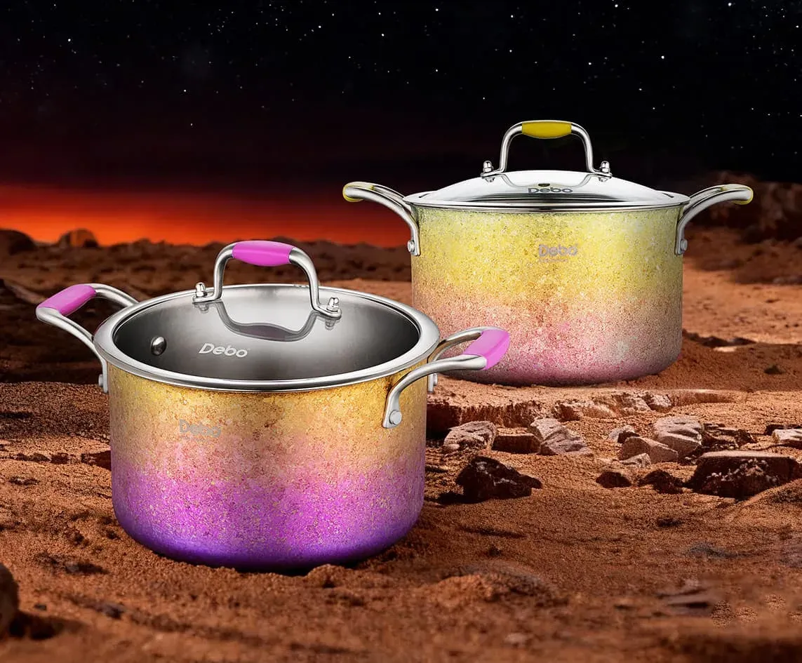 Romax Pure Titanium Soup Pot in use