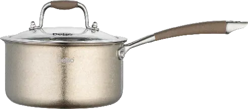 Diana Pure Titanium Milk Pan front view