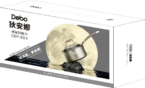 Diana Pure Titanium Milk Pan packaging