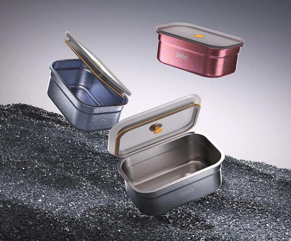 Agatha Titanium Lunch Box