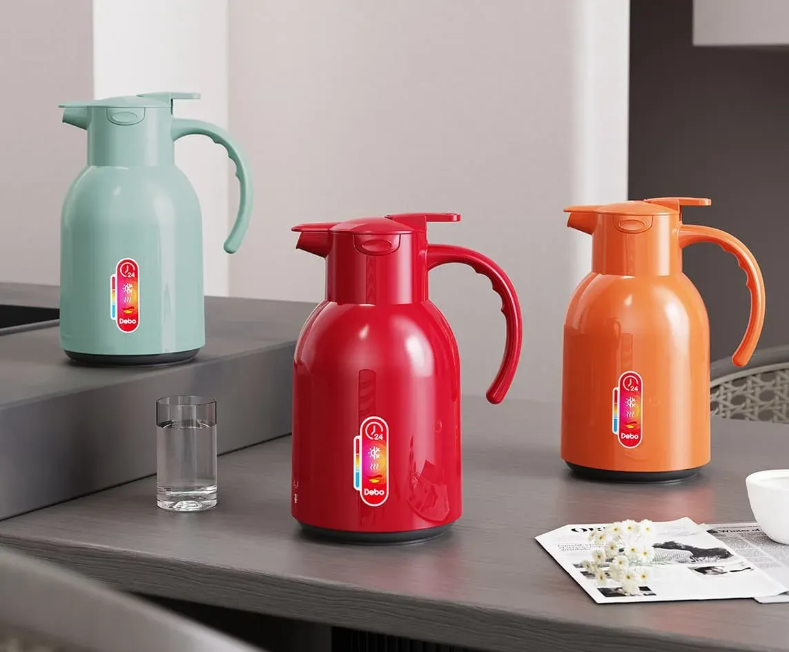 Villette Red-Liner Vacuum Flask