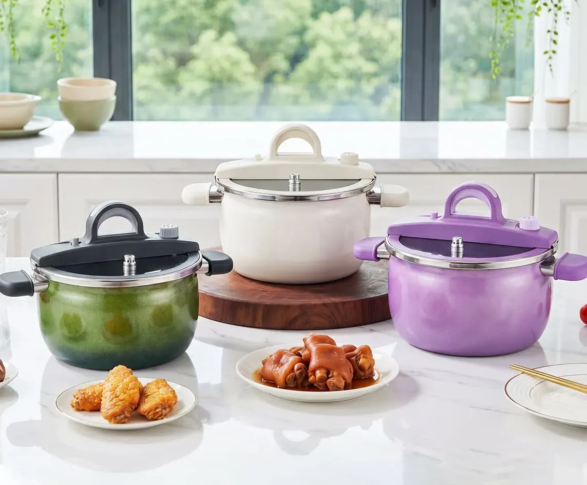 Taifalang Titanium-Enamel Fluorine-Free Pressure Pot