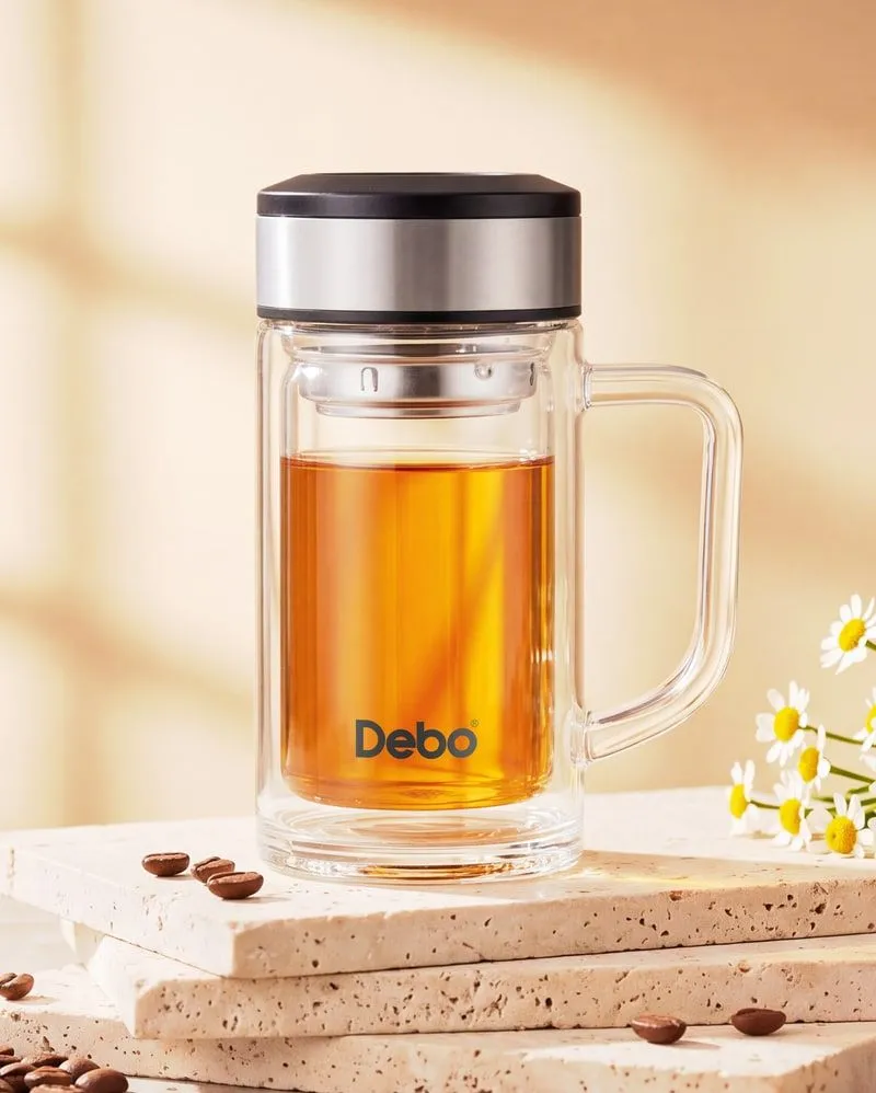Borosilicate glass drinkware
