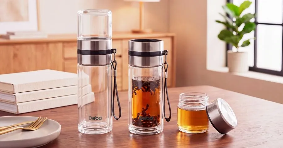 Borosilicate glass drinkware