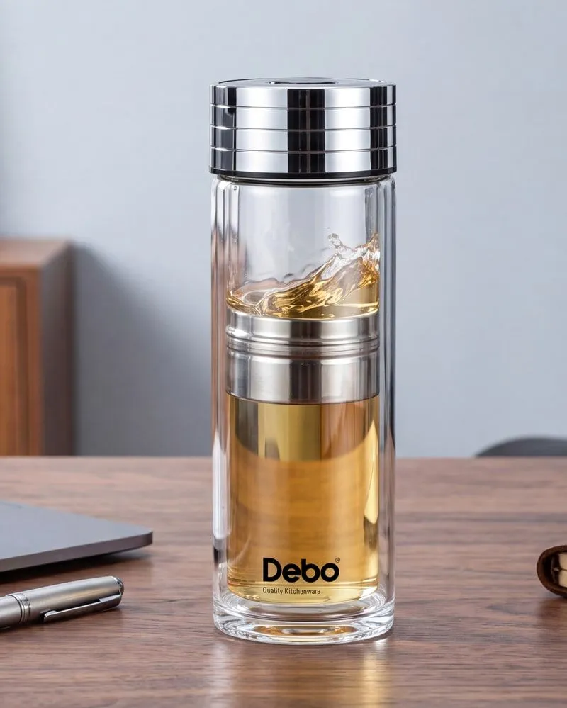 Borosilicate glass drinkware